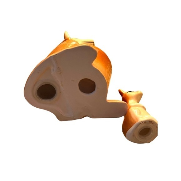 Kangaroo Mom & Baby Joey Salt & Pepper Shaker Set VGVC Vintage - Picture 11 of 11